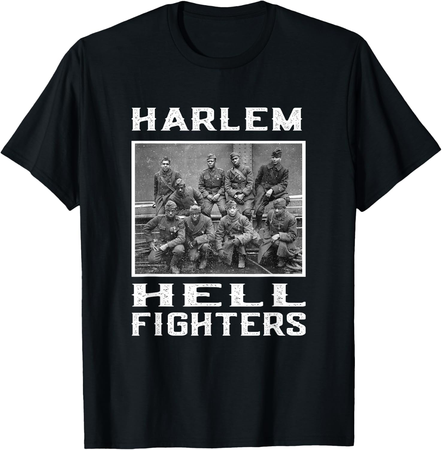 Harlem Hell Fighters Black History Pride T-Shirt - T-Shirt | Black