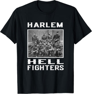 Harlem Hell Fighters Black History Pride T-Shirt - T-Shirt | Black