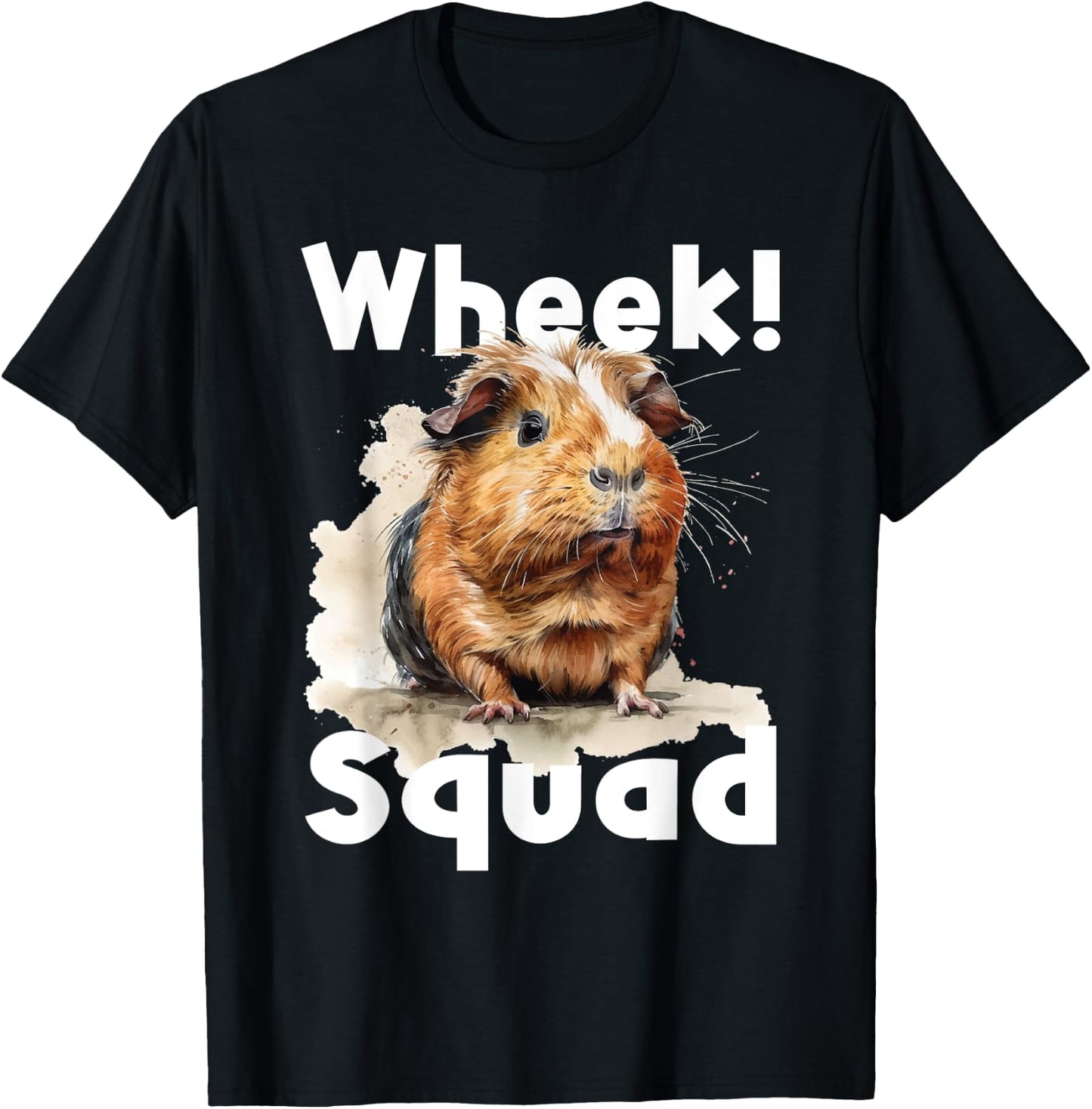 Wheek Squad - Guinea Pig Owner Pet Animal Lover Veterinarian T-Shirt - T-Shirt | Black