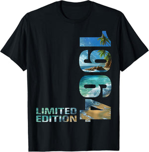 61th Birthday 1964 Limited Edition 61 Man Woman T-Shirt - T-Shirt | Black