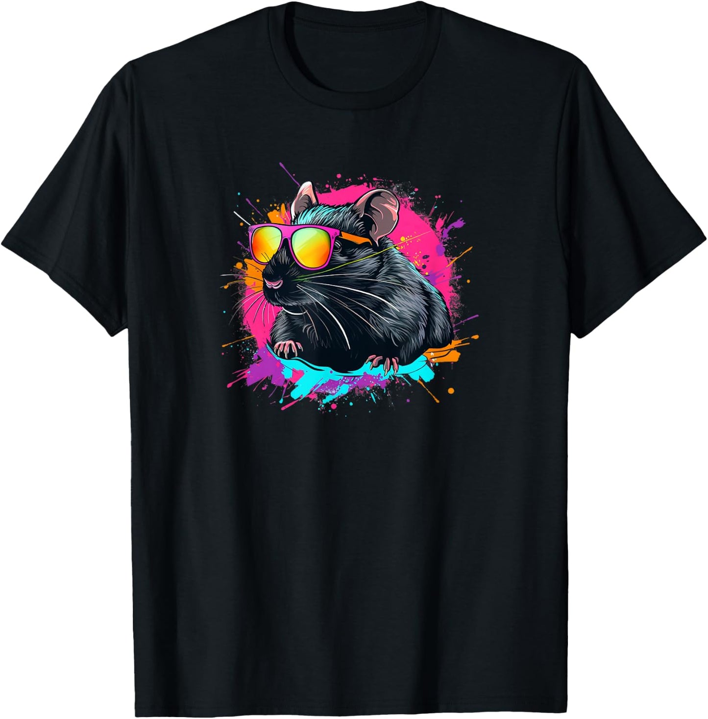 Retro Vintage Pet Rat Lover T-Shirt - T-Shirt | Black