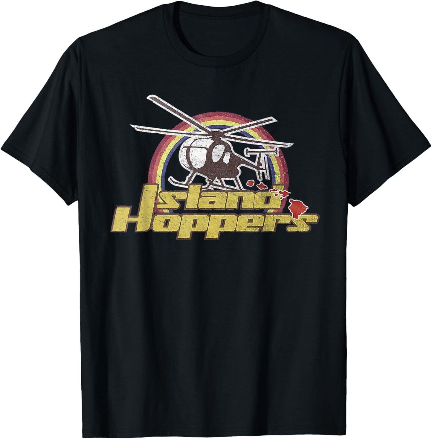 Magnum Island Retro Hoppers T-Shirt - T-Shirt | Black
