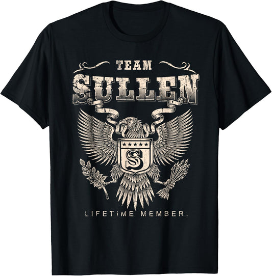 Team Sullen Lifetime Member - Sullen Name T-Shirt - T-Shirt | Black