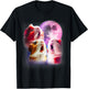 3 Guinea Pigs Howling At The Moon Funny Pet Guinea Pig Lover T-Shirt - T-Shirt | Black