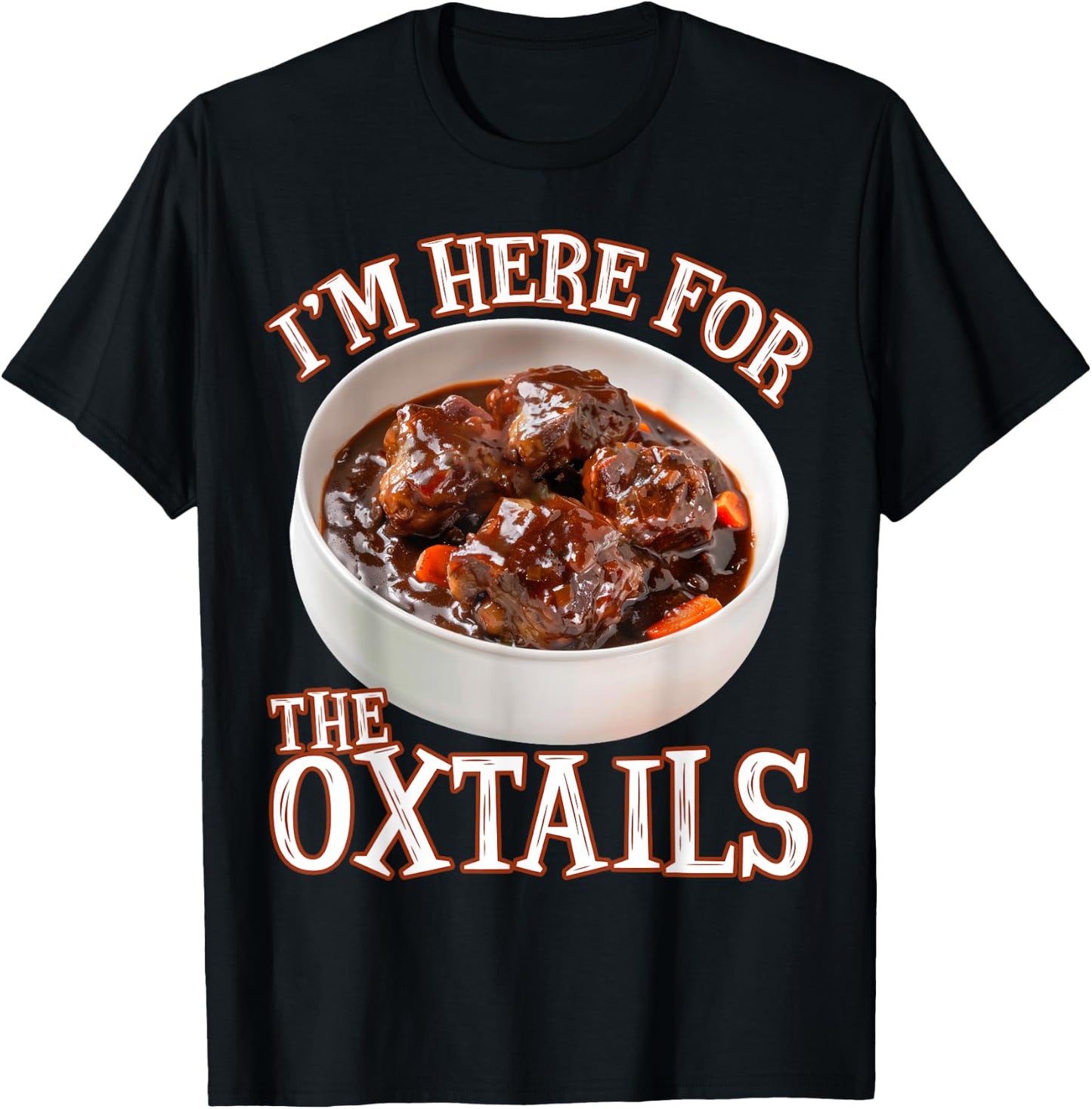 Oxtails Jamaican Food Caribbean Funny T-Shirt - T-Shirt | Black