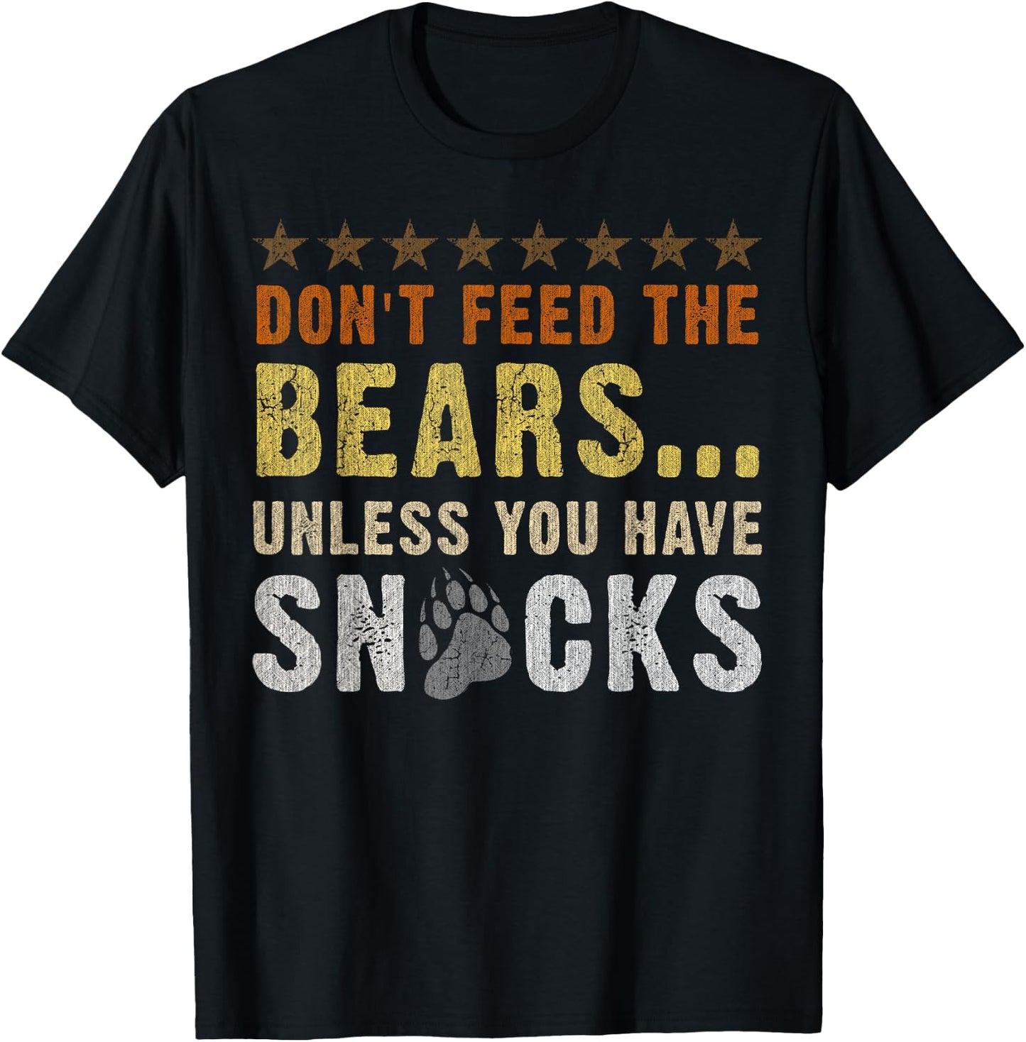Bear Community, Don't feed the bears, Funny Bear Pride Gay T-Shirt - T-Shirt | Black