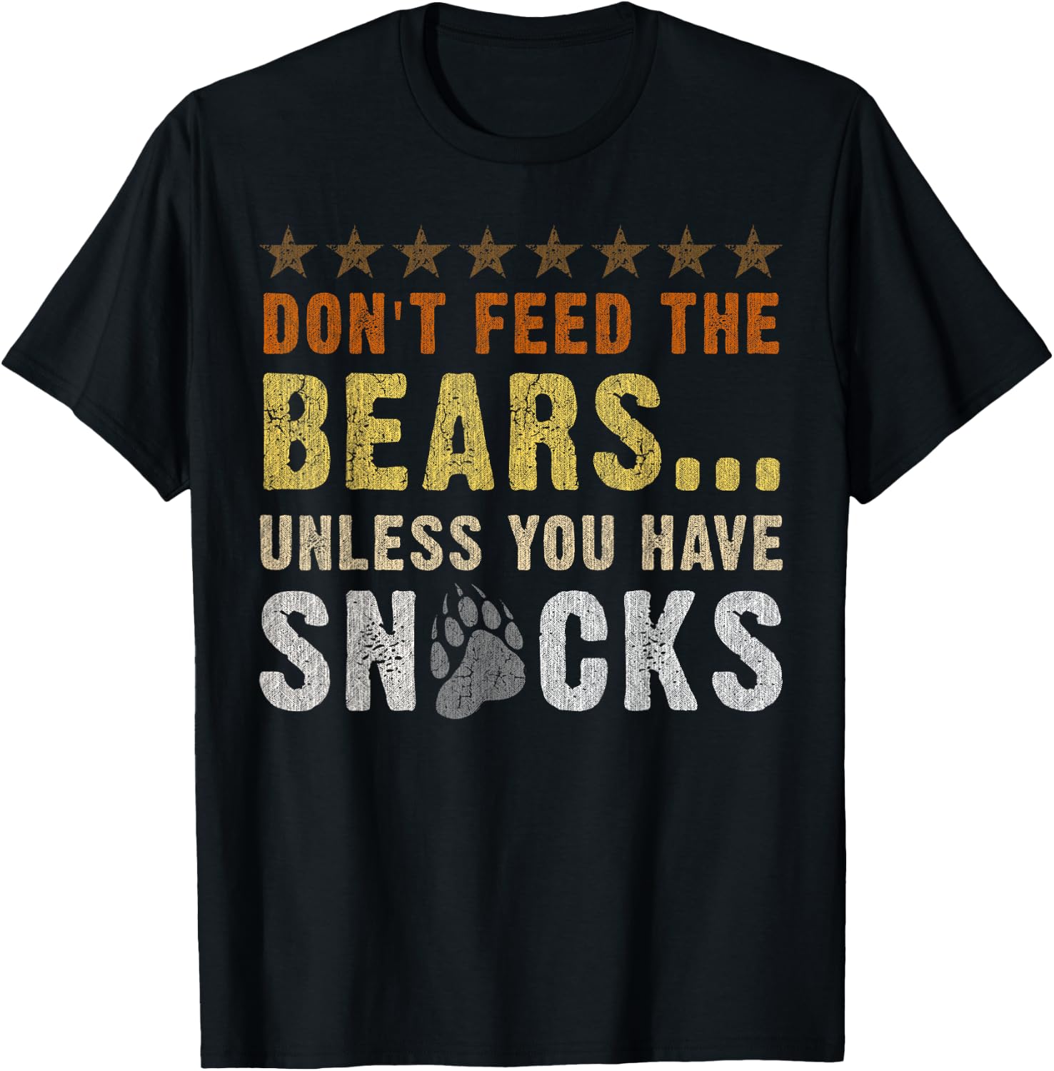 Bear Community, Don't feed the bears, Funny Bear Pride Gay T-Shirt - T-Shirt | Black