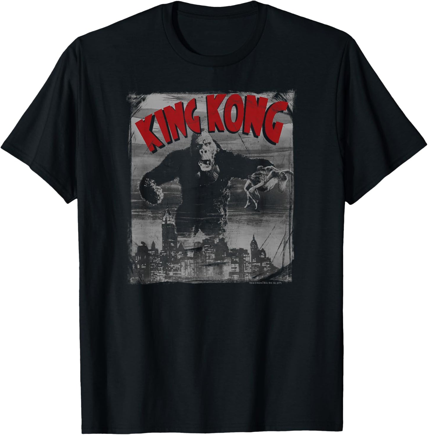King Kong City Poster T-Shirt - T-Shirt | Black