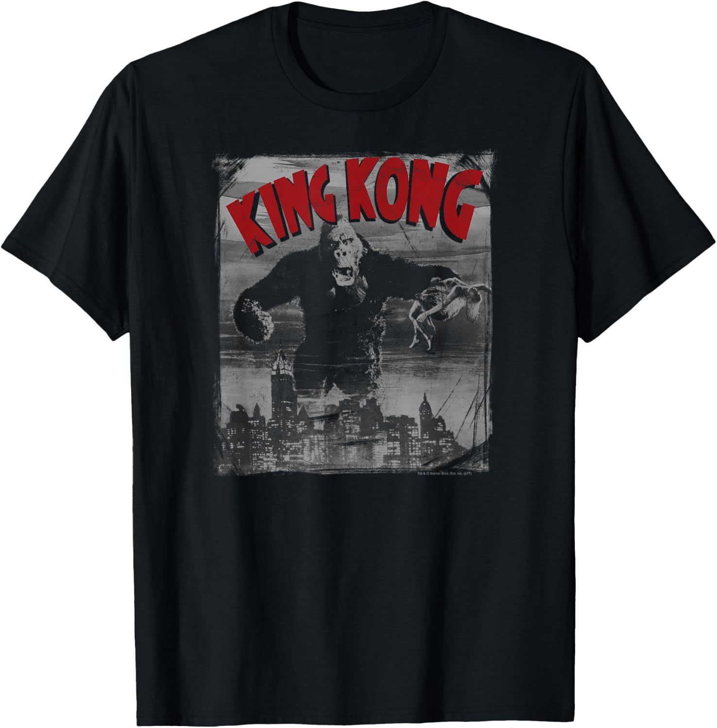 King Kong City Poster T-Shirt - T-Shirt | Black