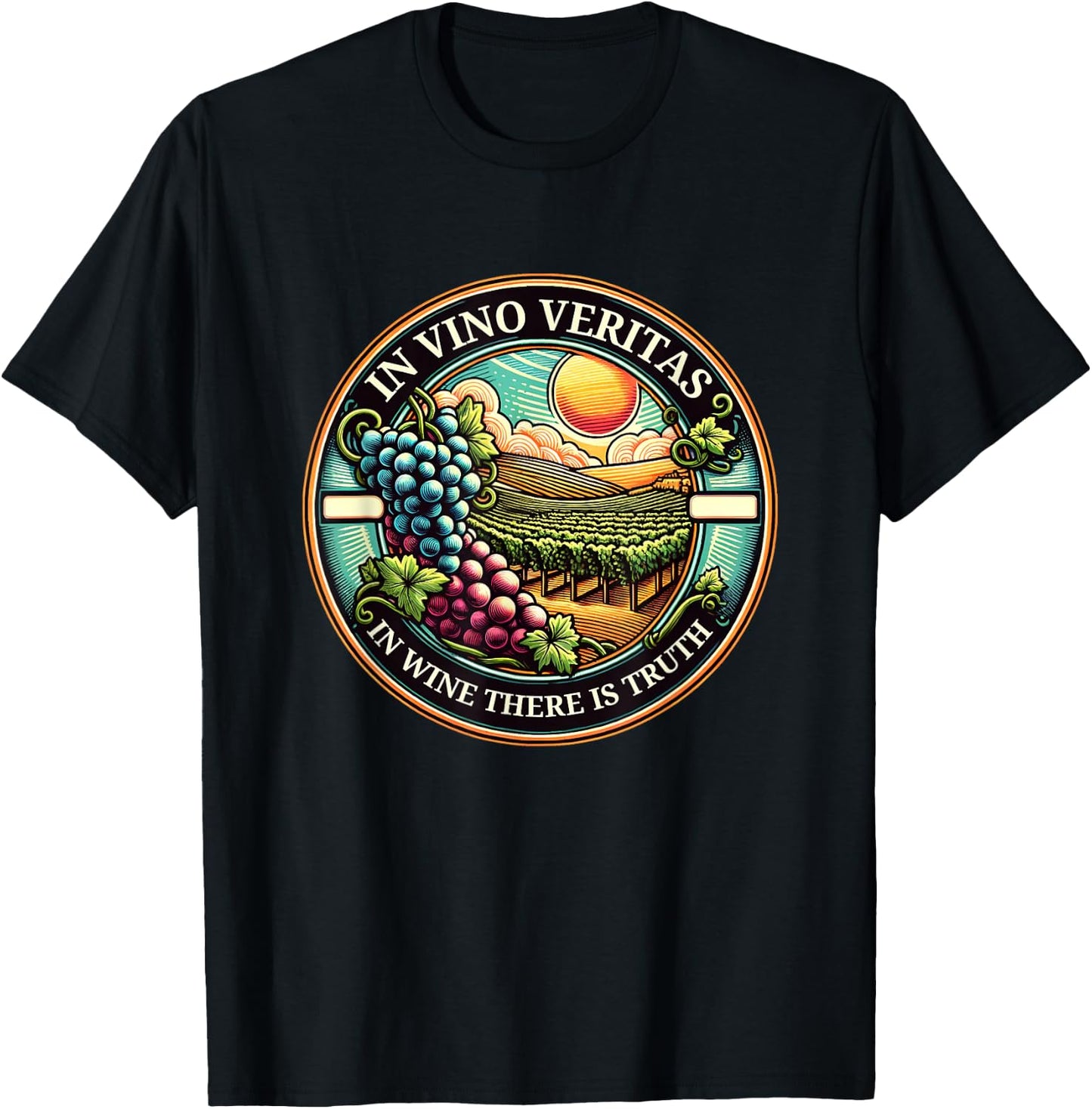 In Vino Veritas In Wine There Is Truth Winemaking T-Shirt - T-Shirt | Black