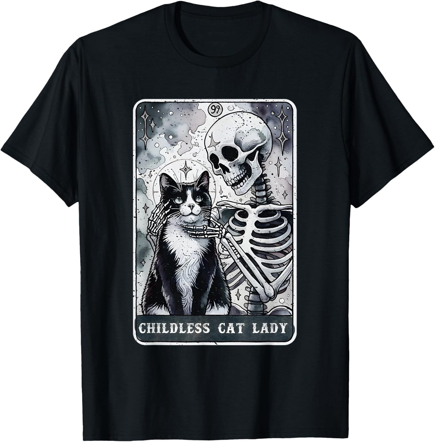 This Childless Cat Lady, Ladies is Voting Kamala T-Shirt - T-Shirt | Black