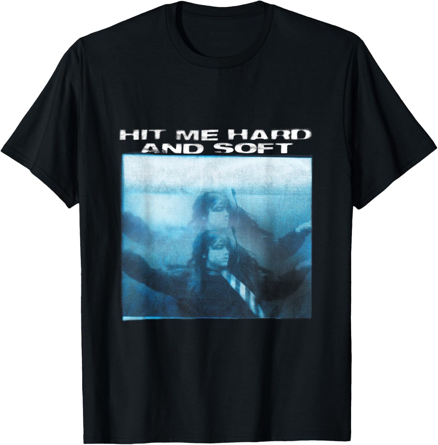 Official Billie Eilish HIT ME HARD AND SOFT Floating T-Shirt - T-Shirt | Black
