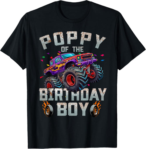Poppy Of The Birthday Boy Monster Truck Family