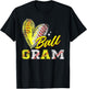 Funny Ball Gram Softball Baseball Gram T-Shirt - T-Shirt | Black