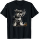 Schnauzer Dad Dog Sunglasses Father's Day Family T-Shirt - T-Shirt | Black