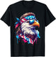4th of July Patriotic Funny Eagle July 4th USA Murica T-Shirt - T-Shirt | Black