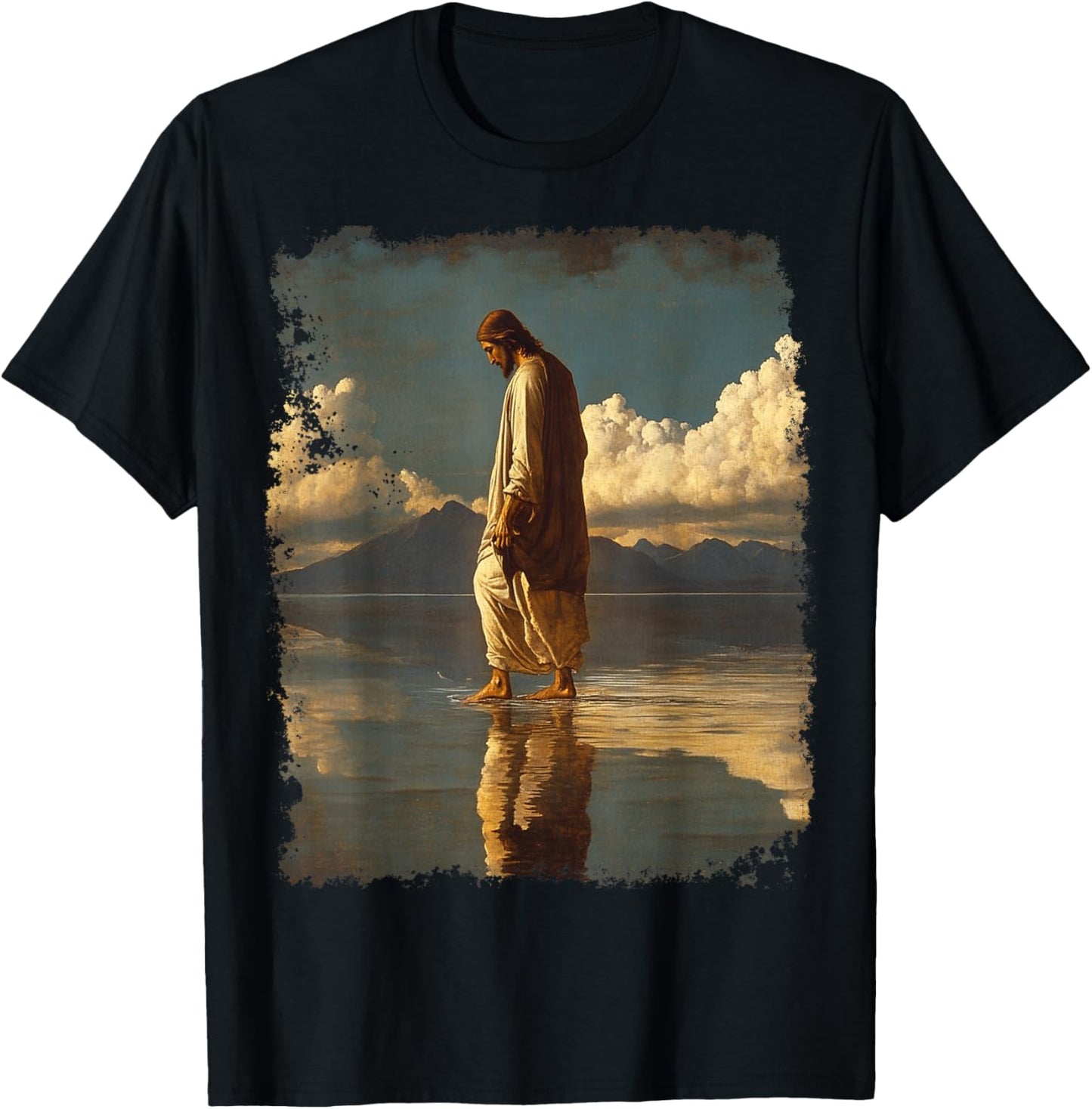 Jesus Christ Design T-Shirt - T-Shirt | Black