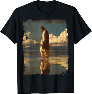 Jesus Christ Design T-Shirt - T-Shirt | Black