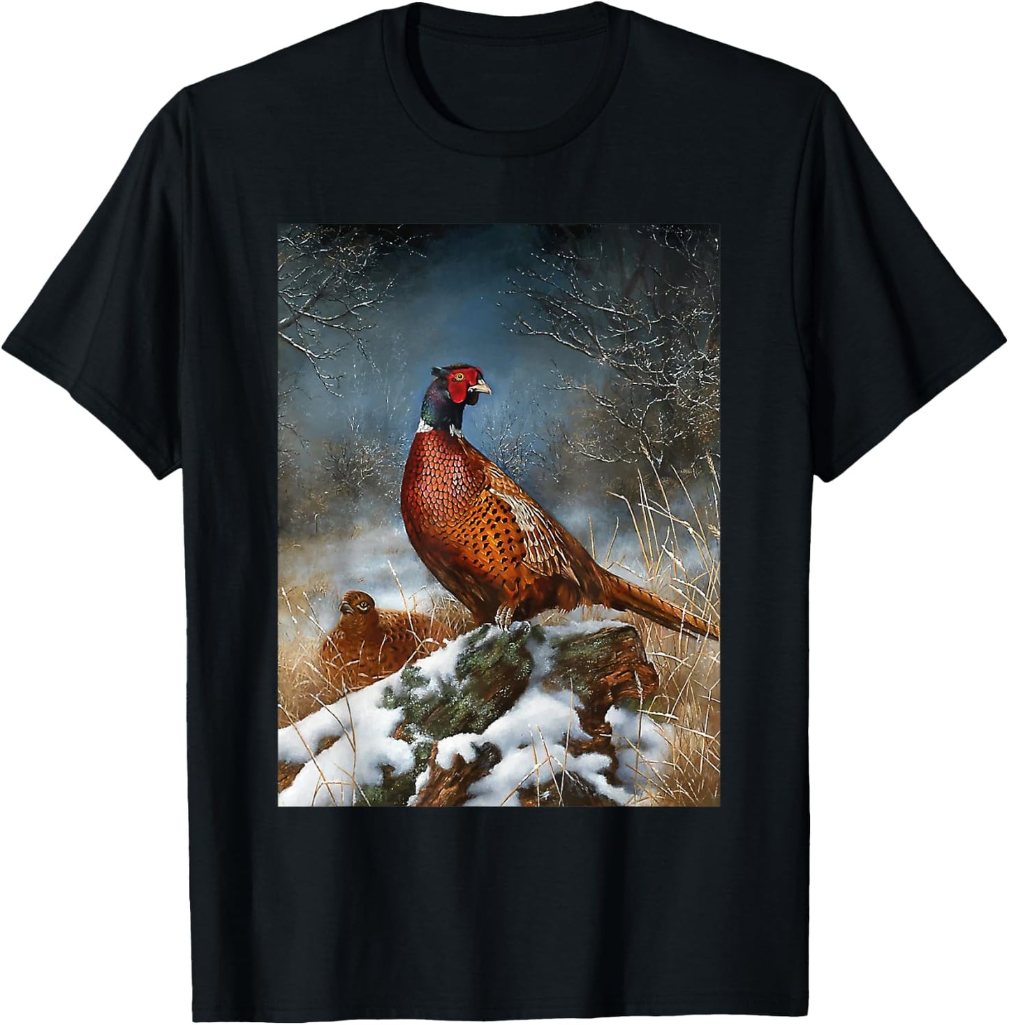 Pheasant Bird Species Hunting Accessories T-Shirt - T-Shirt | Black