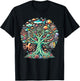 Marine Life Coral Reef Tree Ocean Nature T-Shirt - T-Shirt | Black