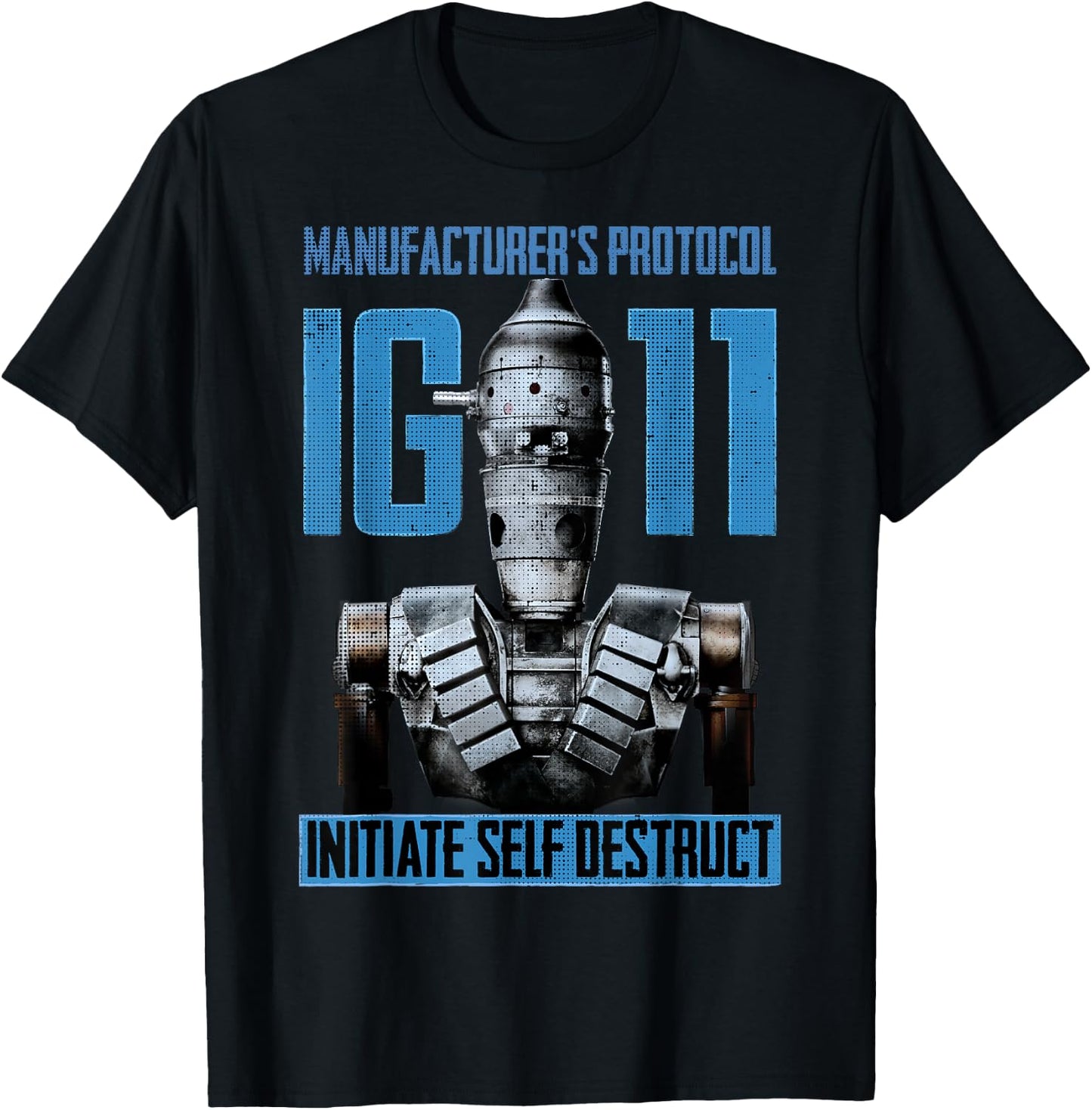 Star Wars The Mandalorian IG-11 Manufacturer's Protocol T-Shirt - T-Shirt | Black