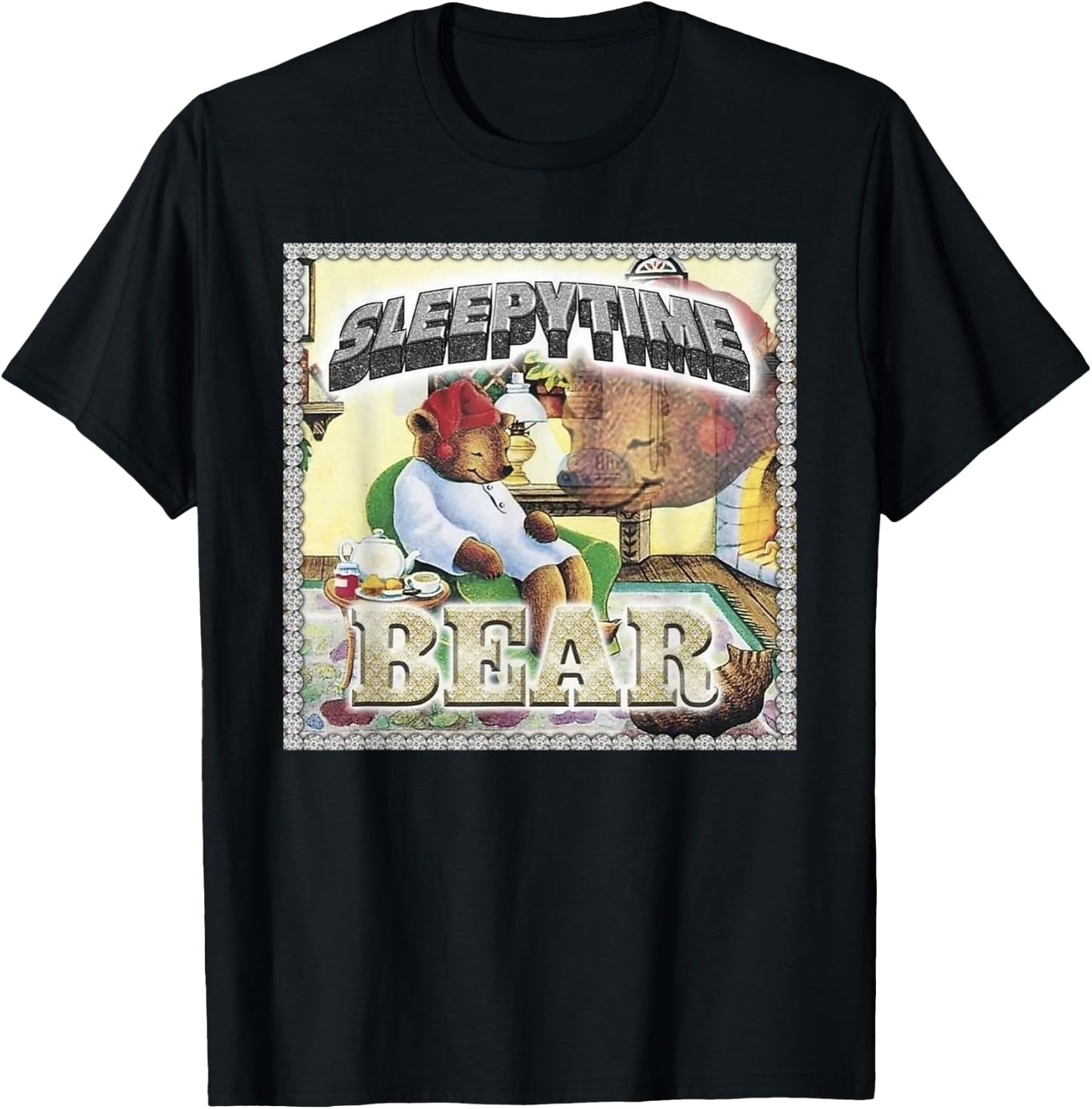 Sleepytime Bear Shirt Sleepytime Bear T-Shirt - T-Shirt | Black
