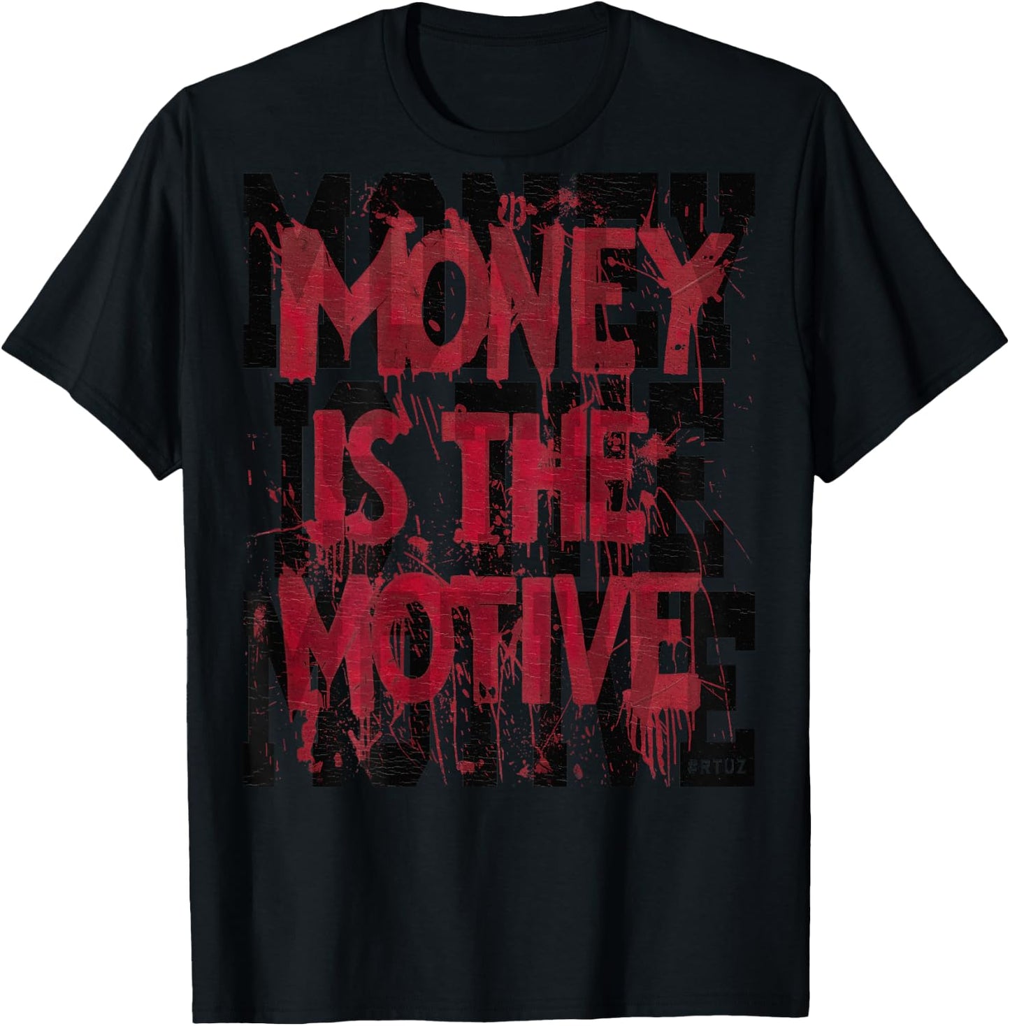 Hip Hop Urban Y2K Retro Vintage Edgy Back Print Streetwear T-Shirt - T-Shirt | Black