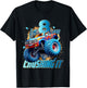 I'm Crushing it Monster Truck 8 Year Old Boys 8th Birthday T-Shirt - T-Shirt | Black