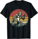 Funny Retro Bigfoot Skater Vintage Sasquatch Skateboarding T-Shirt - T-Shirt | Black