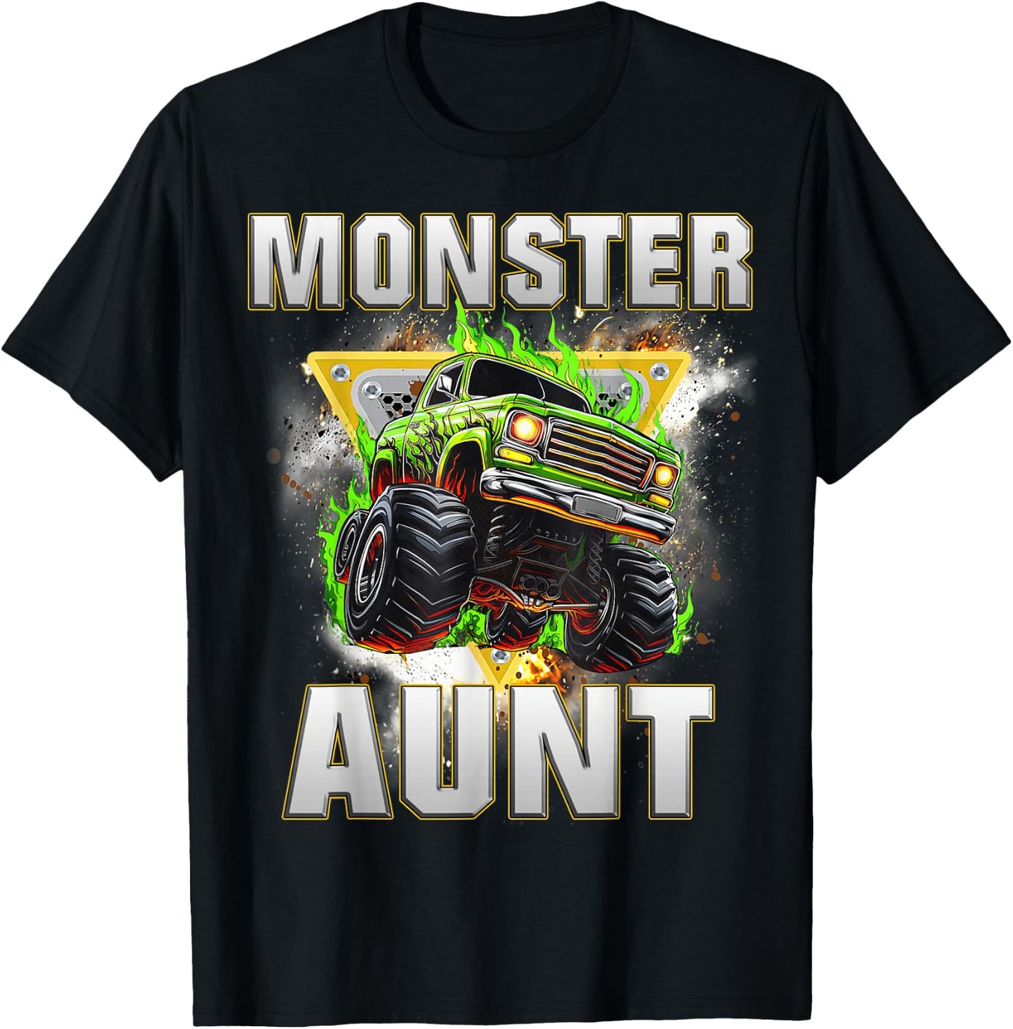 Monster Truck Aunt Monster Truck Are My Jam Kids Adults T-Shirt - T-Shirt | Black