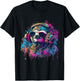 Sloth Music DJ Music Headphones Beatmaker House Music EDM T-Shirt - T-Shirt | Black