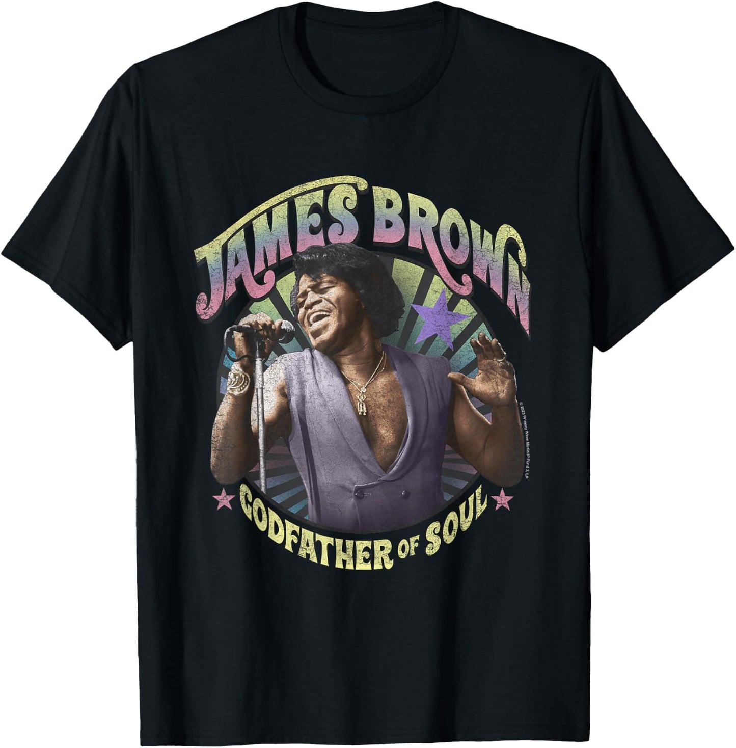 James Brown Godfather of Soul T-Shirt - T-Shirt | Black