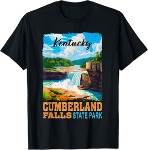 Cumberland Falls State Park Kentucky Hiking Vacay T-Shirt - T-Shirt | Black