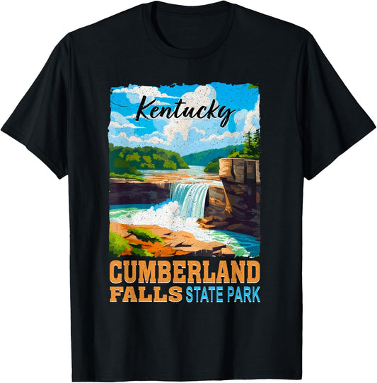 Cumberland Falls State Park Kentucky Hiking Vacay T-Shirt - T-Shirt | Black