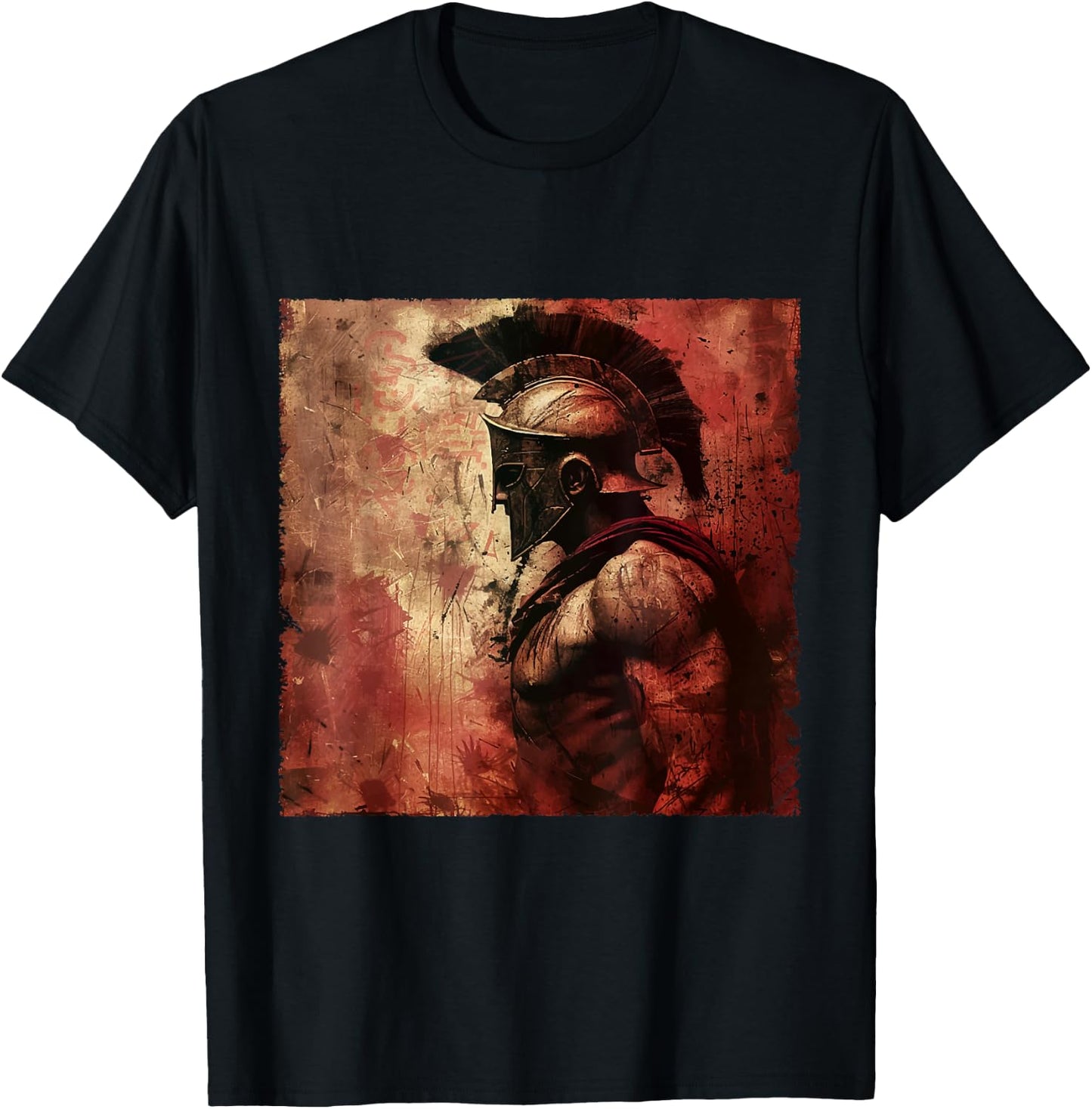 Sparta Spartan Fighter Helmet Greeks Leonidas Sparta T-Shirt - T-Shirt | Black