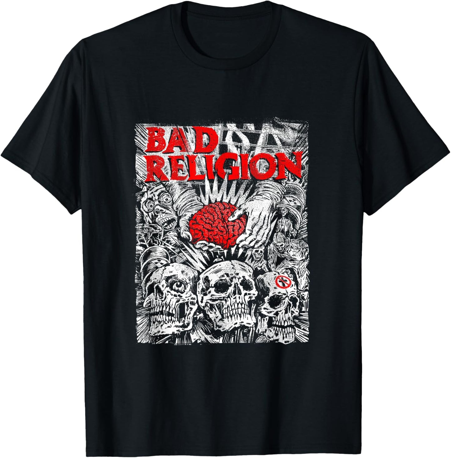 Bad Religion - Official Merchandise - Brain Surgery T-Shirt - T-Shirt | Black