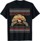 African Sulcata Tortoise Christmas T-Shirt - T-Shirt | Black