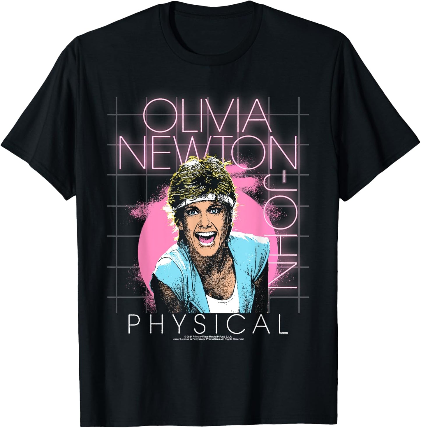 Popfunk Olivia Newton-John Let's Get Physical T-Shirt - T-Shirt | Black