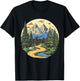 Hiking in Nature, Hiking T-Shirt - T-Shirt | Black