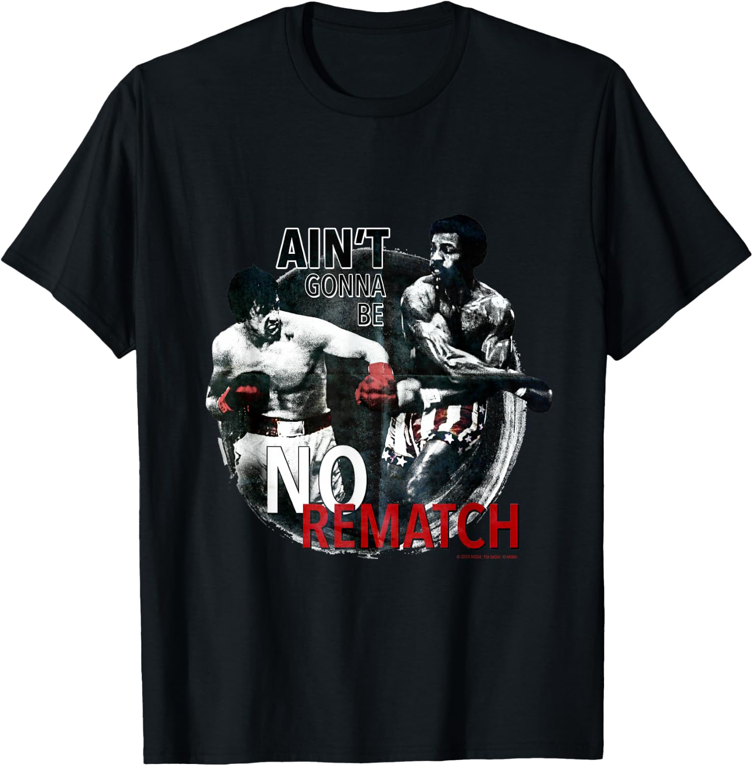 Rocky No Rematch T-Shirt - T-Shirt | Black