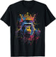 Gorilla King Alpha silverback T-Shirt - T-Shirt | Black