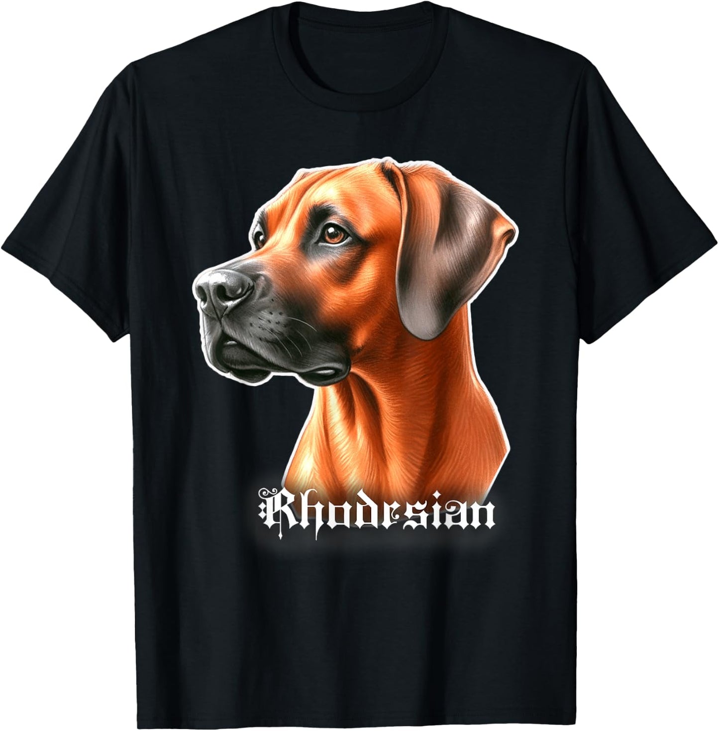 Rhodesian Ridgeback Dog T-Shirt - T-Shirt | Black
