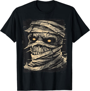 Classic Mummy Halloween Costume Men Women T-Shirt - T-Shirt | Black