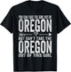 Girl Out Of Oregon Hometown Home Oregon T-Shirt - T-Shirt | Black