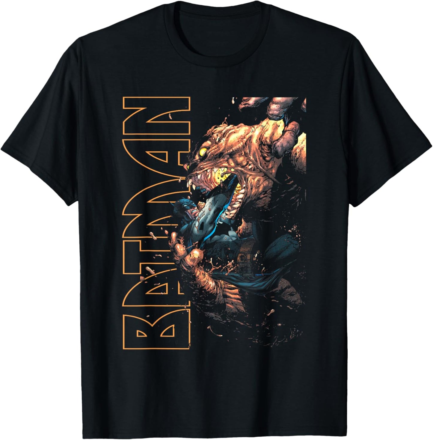 Batman Clayface Attack T-Shirt - T-Shirt | Black