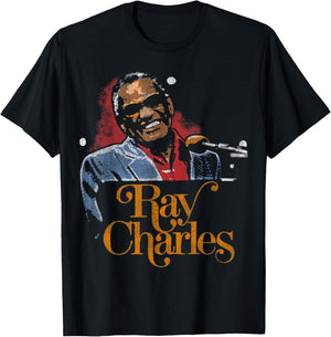 Ray Charles - Million Dollar Smile T-Shirt - T-Shirt | Black