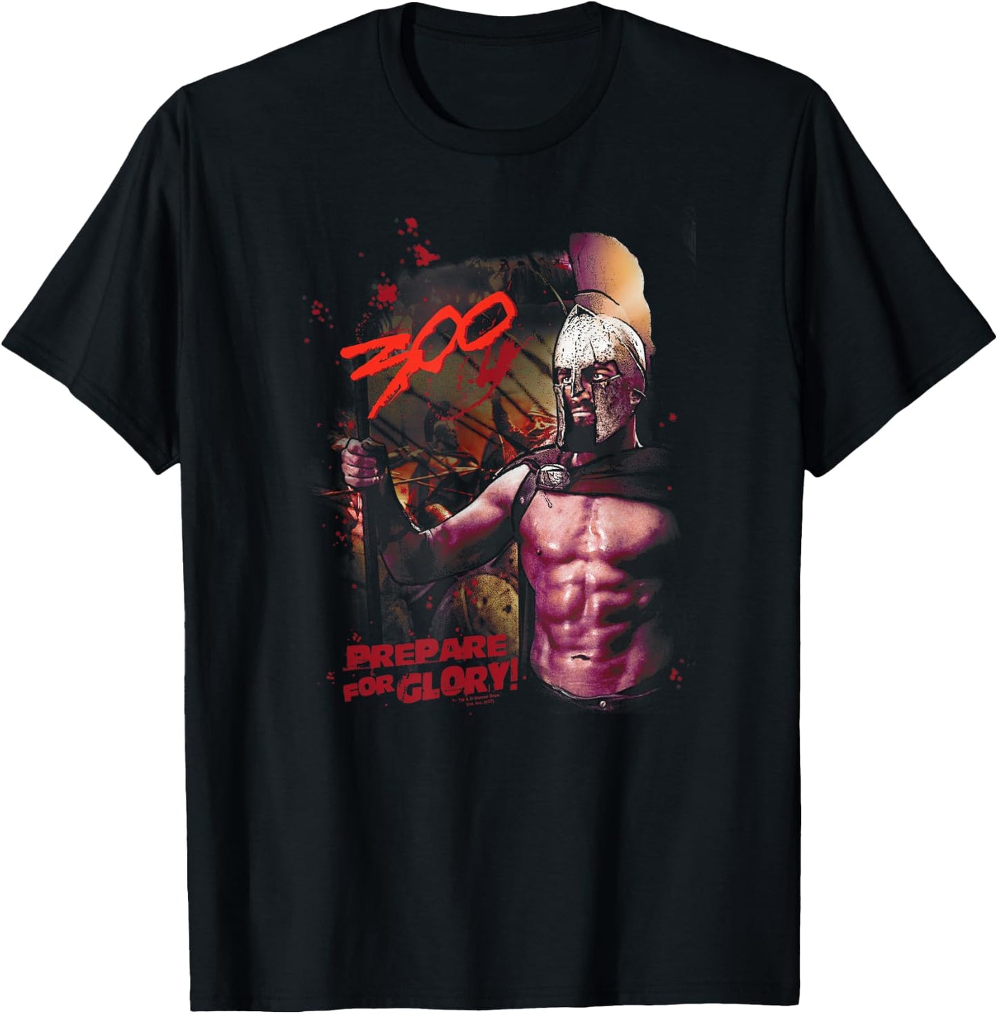 300 Movie Prepare for Glory T-Shirt - T-Shirt | Black