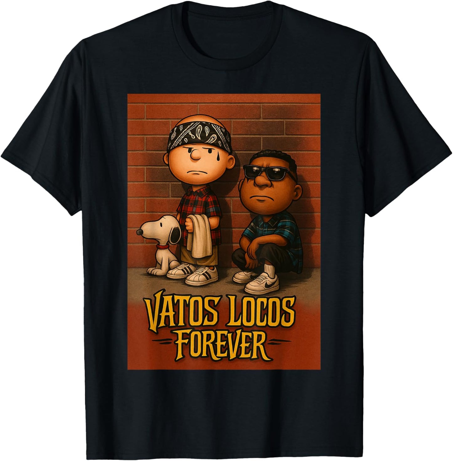 Vatos Locos for Ever T-Shirt - T-Shirt | Black