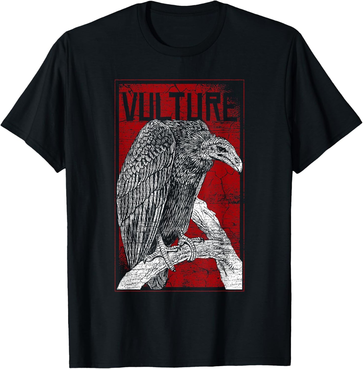 Bird Africa Animal Scavenger Ruppells Griffon Vulture T-Shirt - T-Shirt | Black