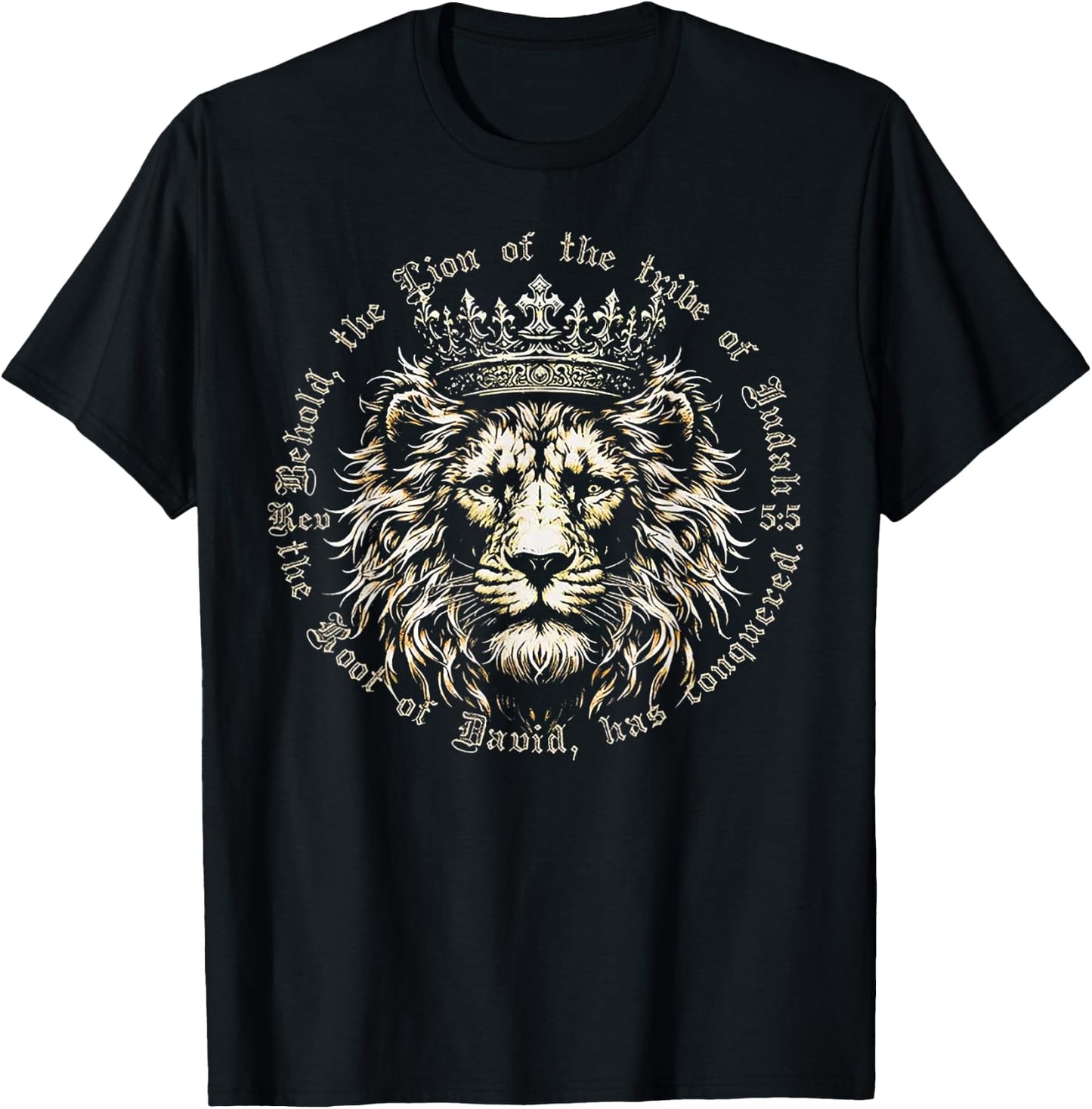 The Lion Of The Tribe Of Juhah T-Shirt - T-Shirt | Black